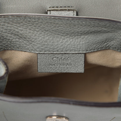 Chloe Suede Calfskin Mini Faye Backpack Cloudy Blue 5 of 10