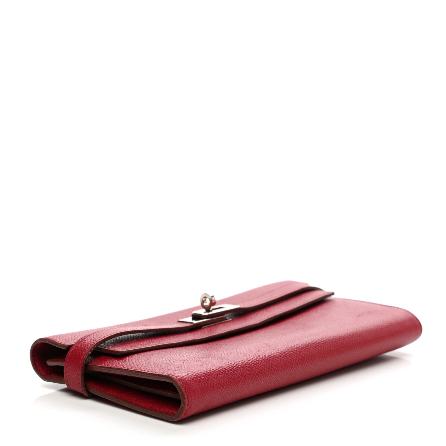 Hermes Epsom Kelly Longue Wallet Rubis 4 of 14