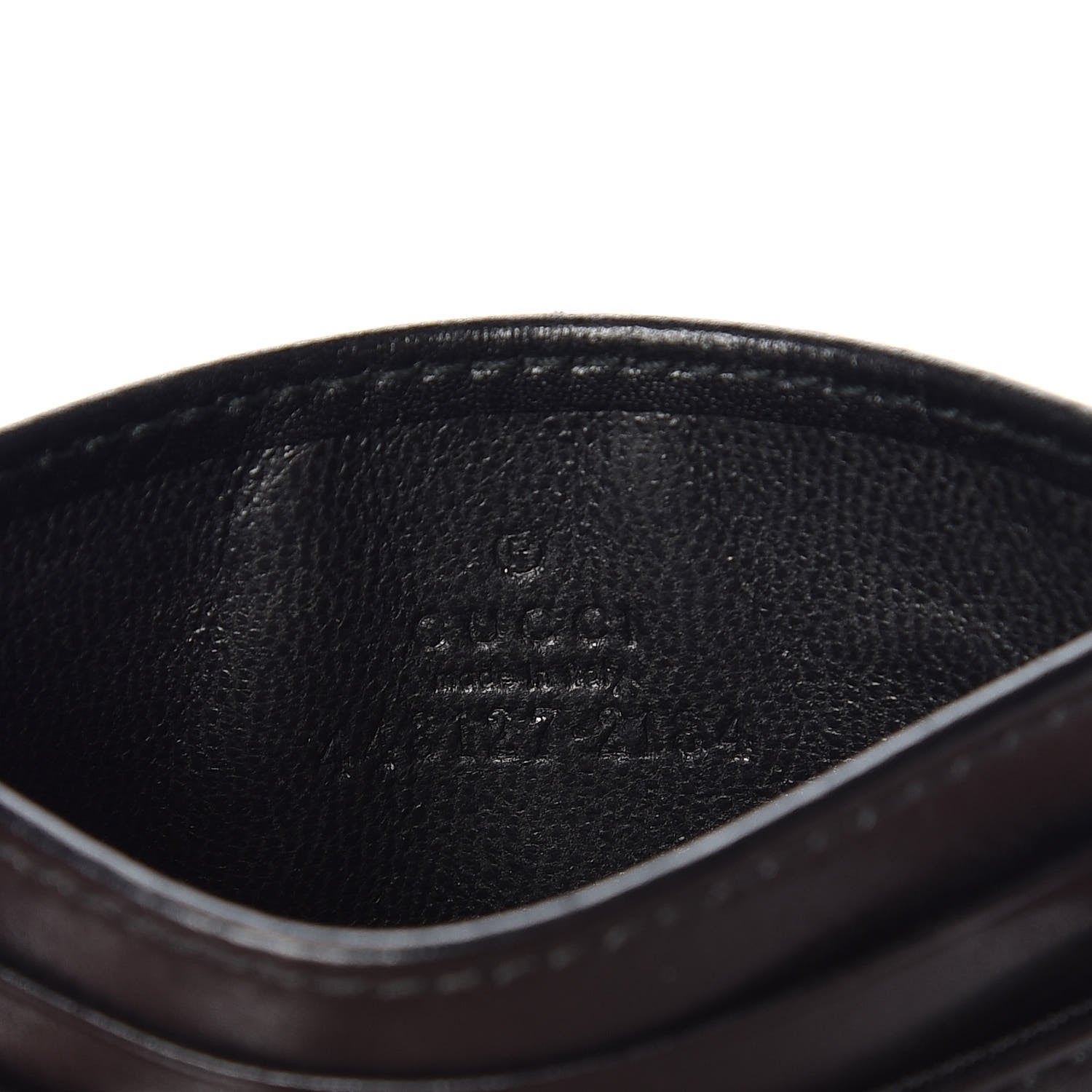 Gucci Calfskin Matelasse GG Marmont Card Holder Black 6 of 6