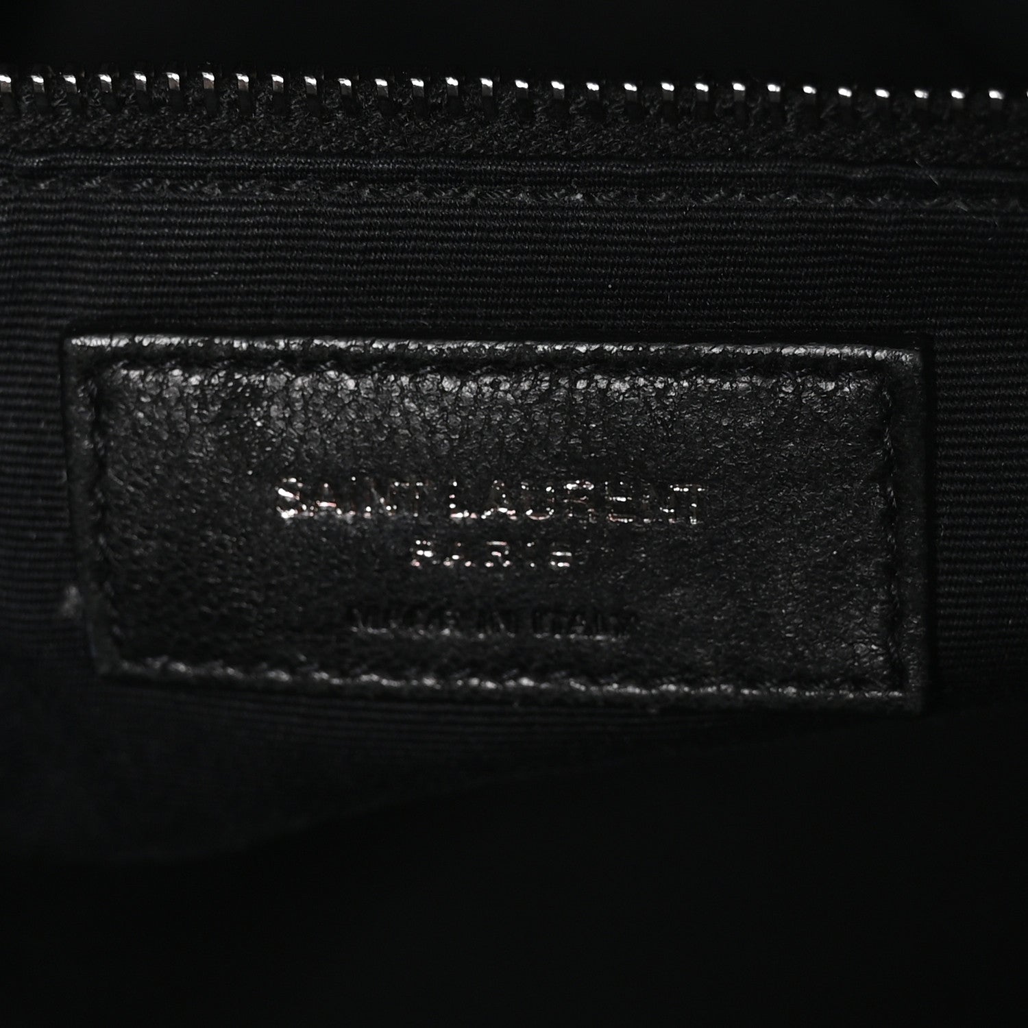 Saint Laurent Crinkled Calfskin Matelasse Monogram Medium Niki Shopper Tote Black 6 of 10