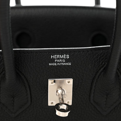 Hermes Togo Birkin 25 Black 6 of 11