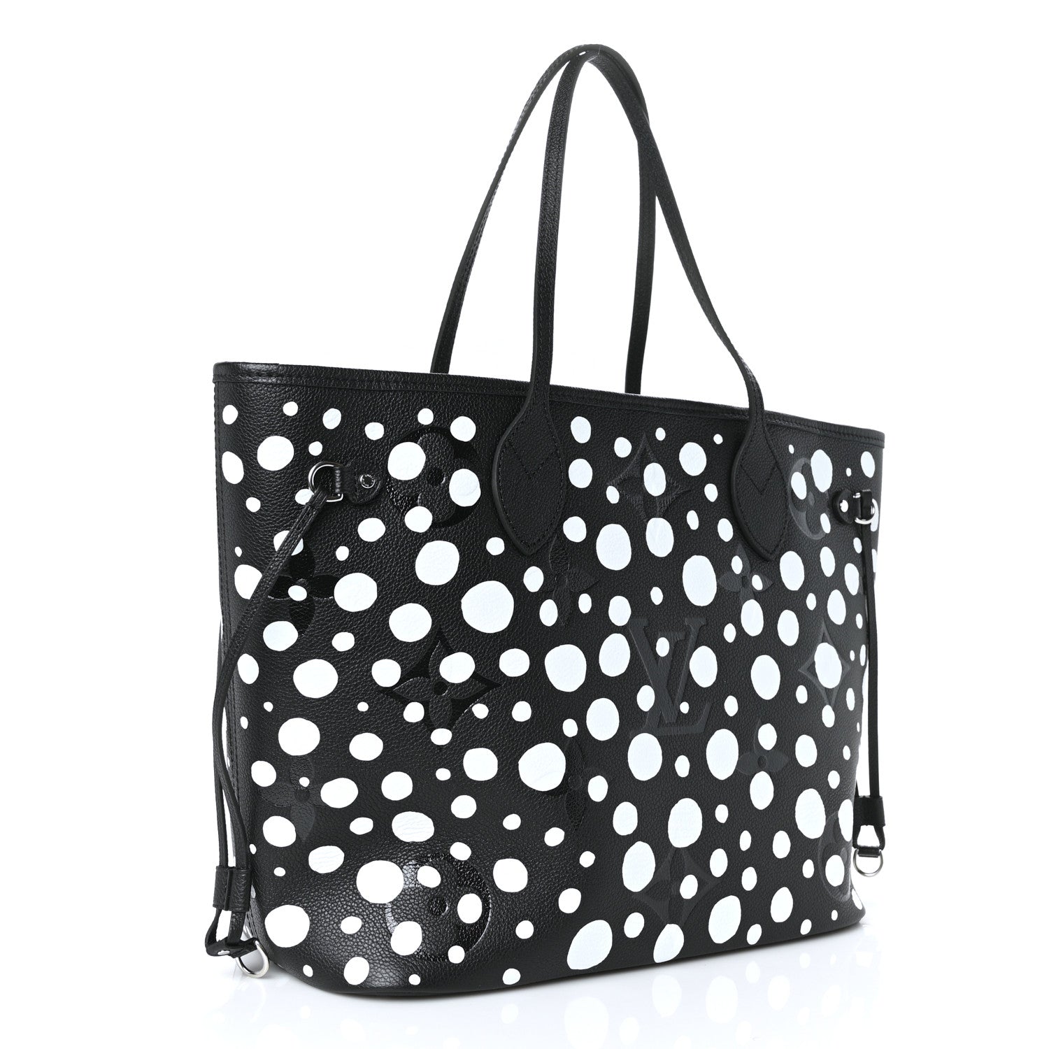Louis Vuitton LV X YK Empreinte Neverfull MM Black White 4 of 10
