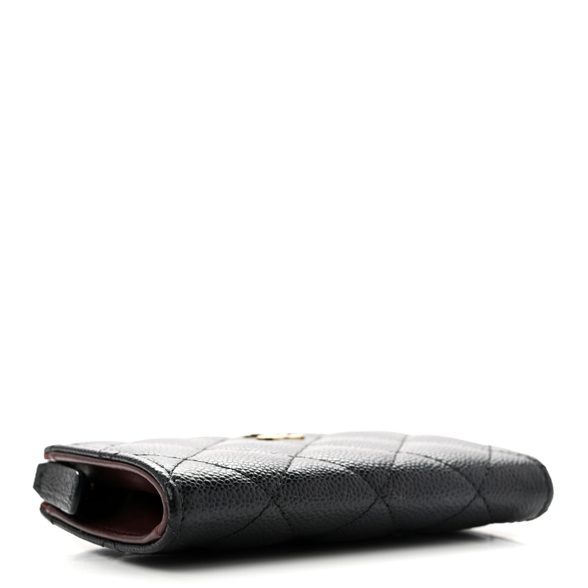 Chanel Caviar Quilted Zipped Key Holder Case Black 4 of 10