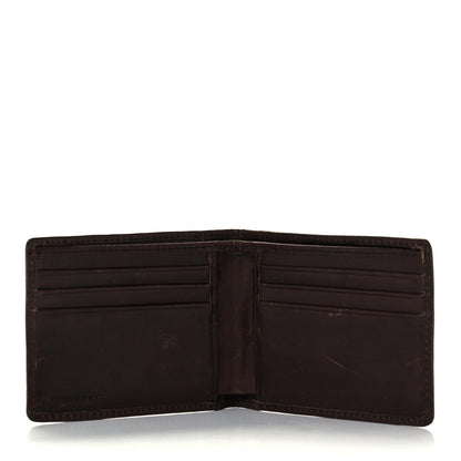 Burberry Calfskin House Check Bi-Fold Wallet Brown 6 of 9
