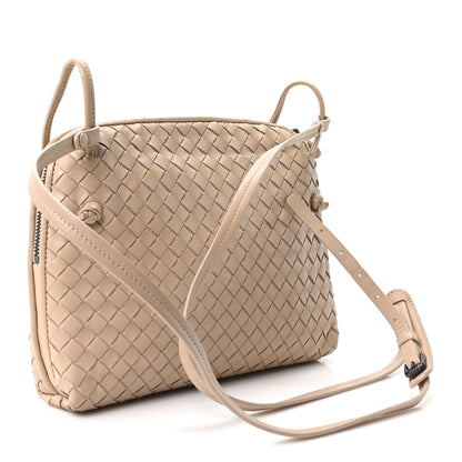 Bottega Veneta Nappa Intrecciato Nodini Crossbody Messenger Maple 3 of 9