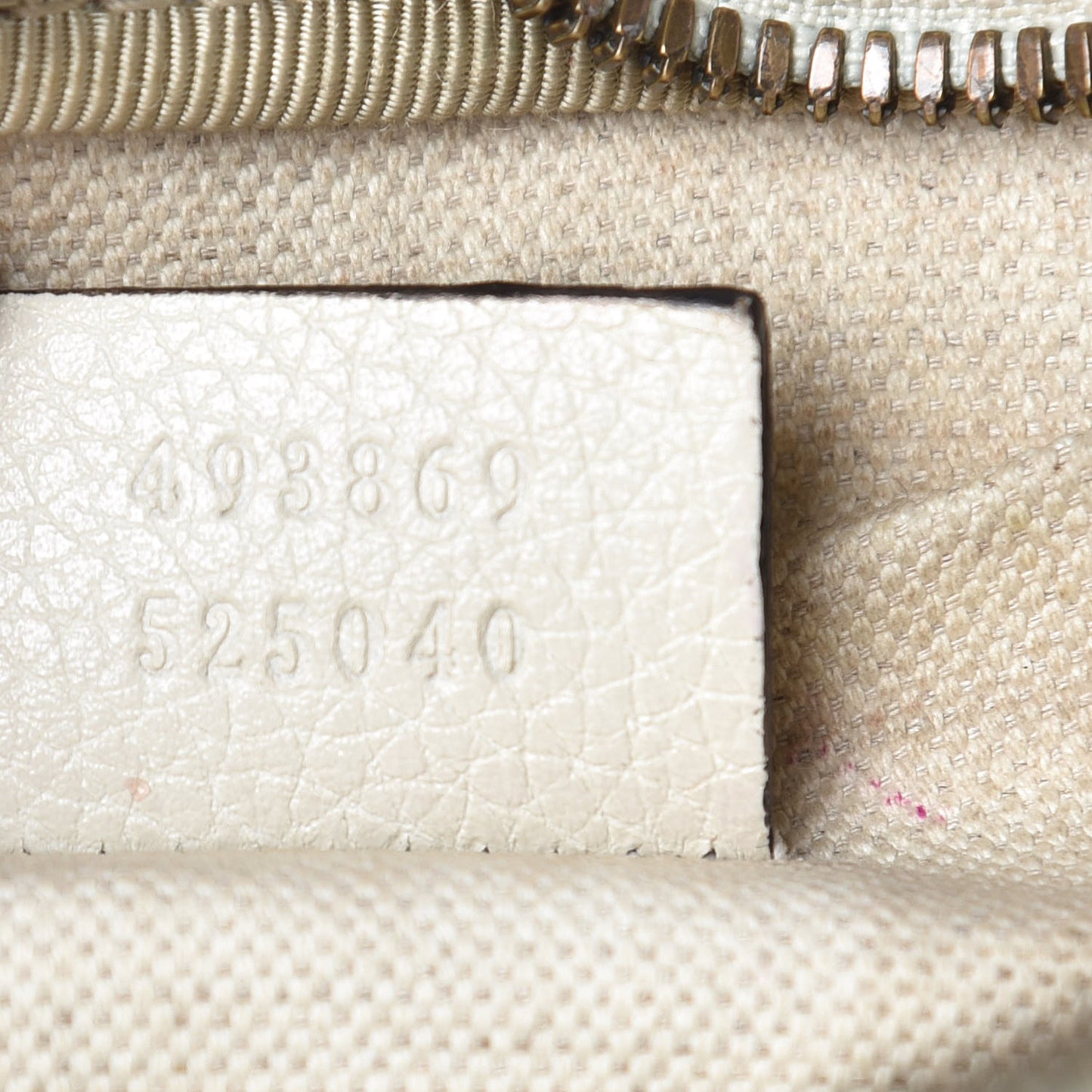 Grained Calfskin Logo Belt Bag White