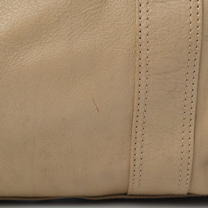 Burberry Grainy Calfskin Top Handle Bag Beige 16 of 19