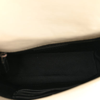 Saint Laurent Crinkled Calfskin Matelasse Monogram Niki Chain Wallet Crema Soft 5 of 9