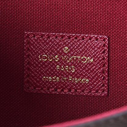 Louis Vuitton Monogram Pochette Felicie Chain Wallet Fuchsia 10 of 11