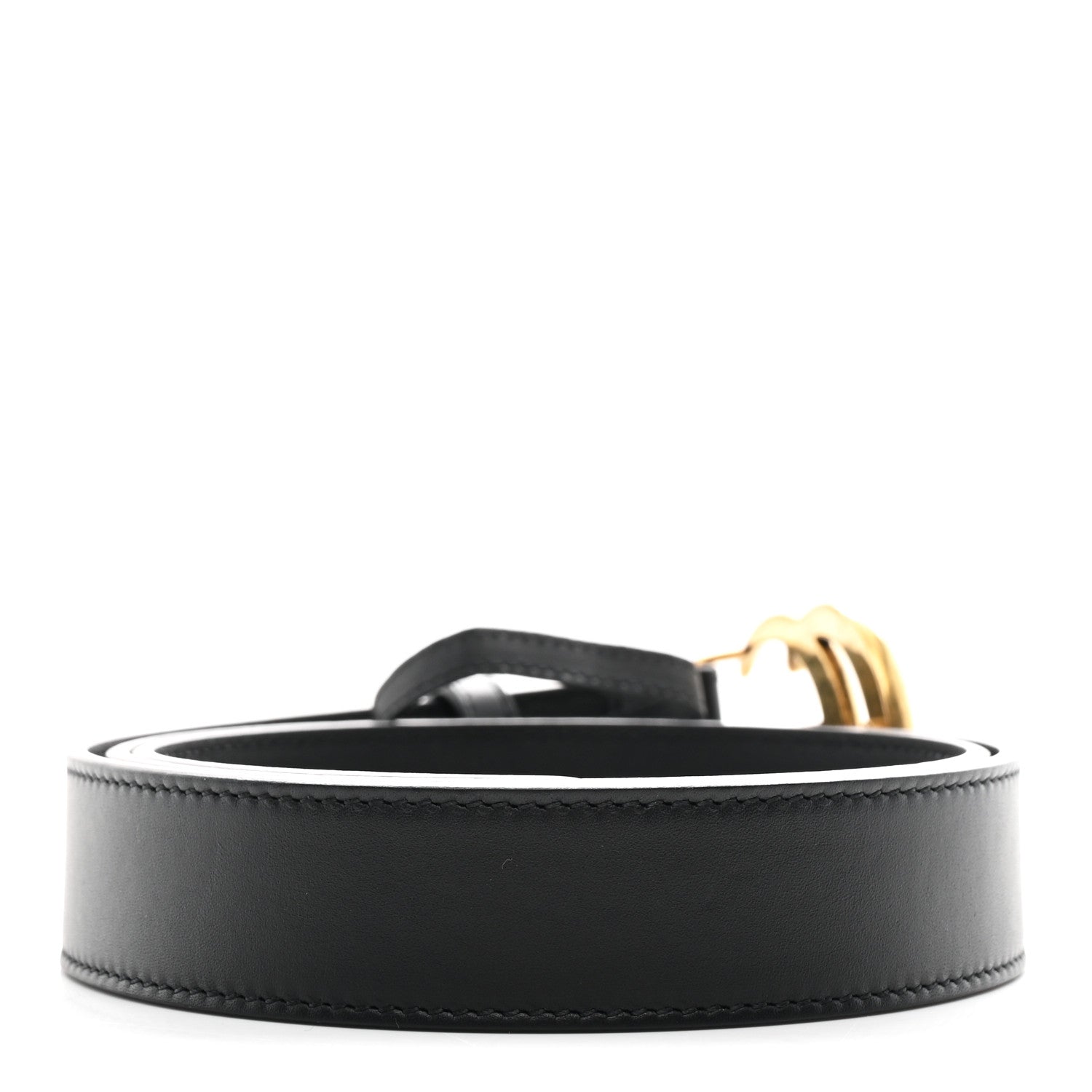 Gucci Calfskin Double G 30mm Belt 90 36 Black 2 of 6