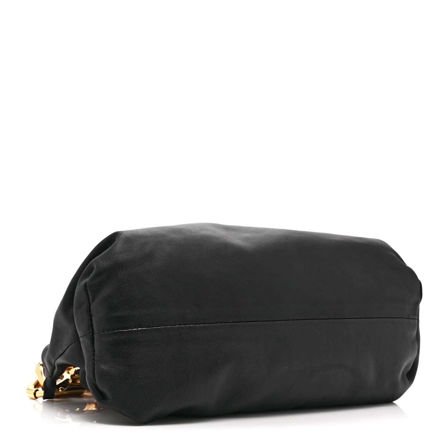 Bottega Veneta Calfskin The Pouch Chain Black 4 of 11