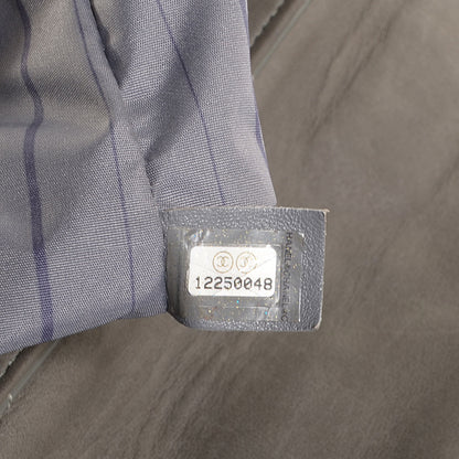 Chanel Glazed Calfskin Mademoiselle Lock Kelly Flap Bag Grey 6 of 7