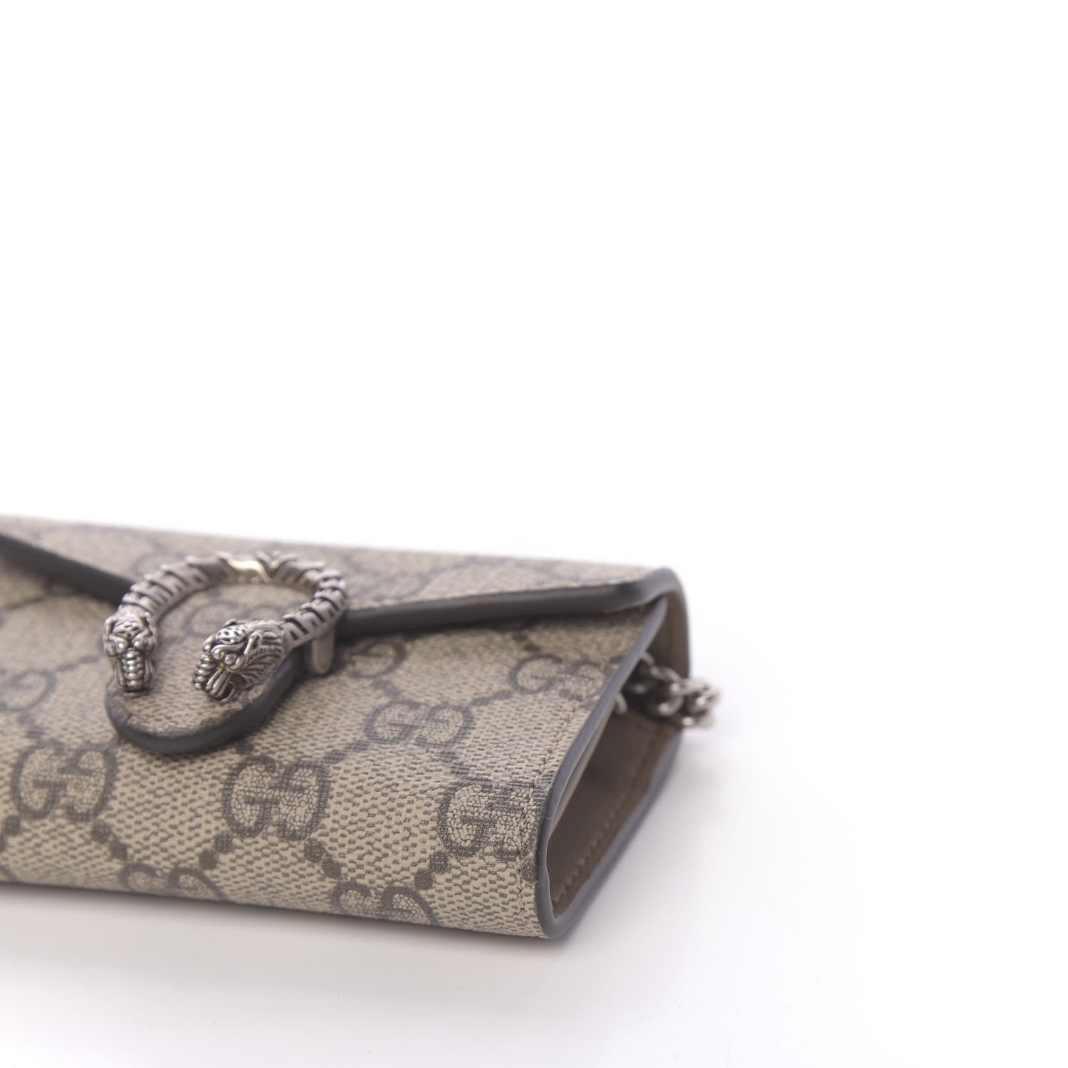 Gucci GG Supreme Monogram Dionysus Coin Purse Taupe 8 of 9