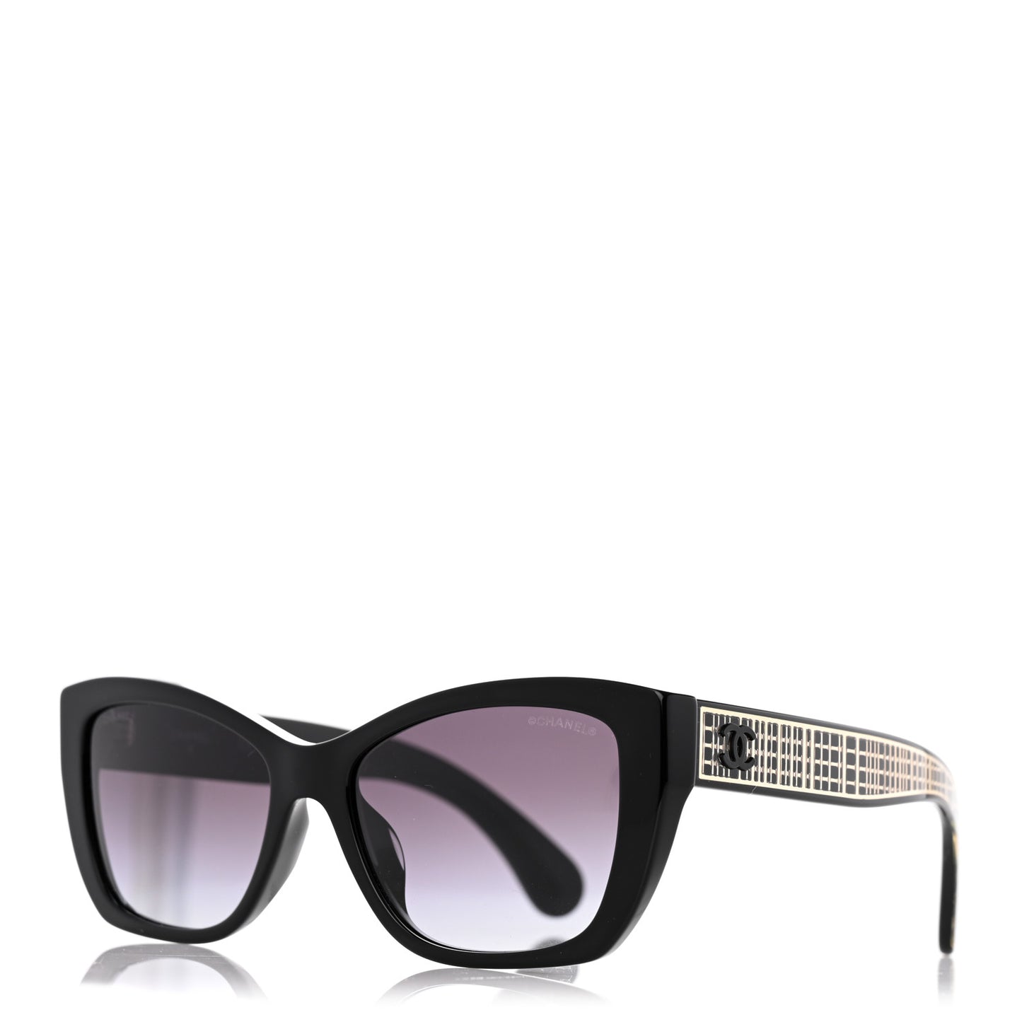 Acetate Metal Butterfly Sunglasses 71553A Black