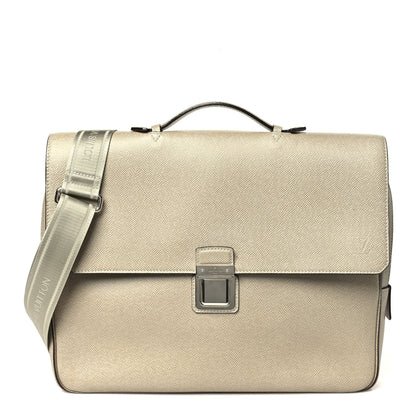 Louis Vuitton Taiga Vassili PM Briefcase Polar 1 of 10