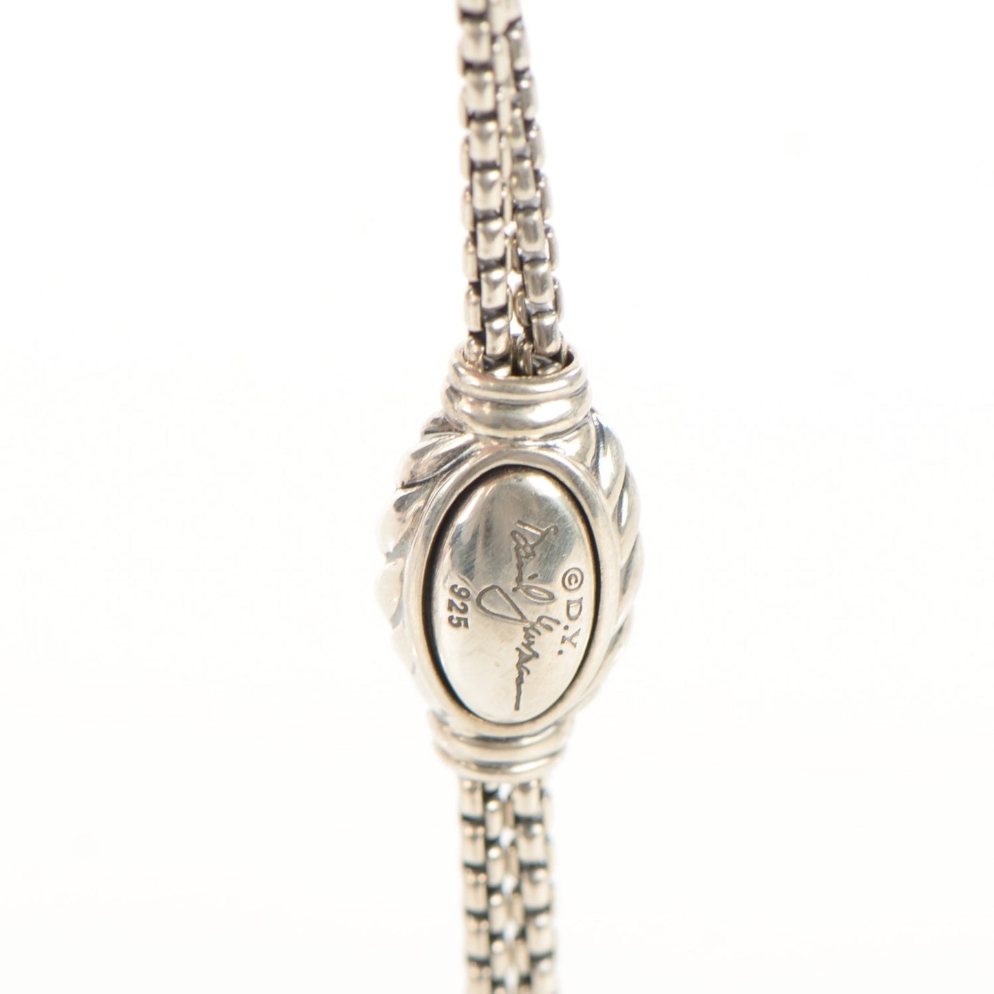 Sterling Silver 14K Yellow Gold Crossover Pendant Necklace