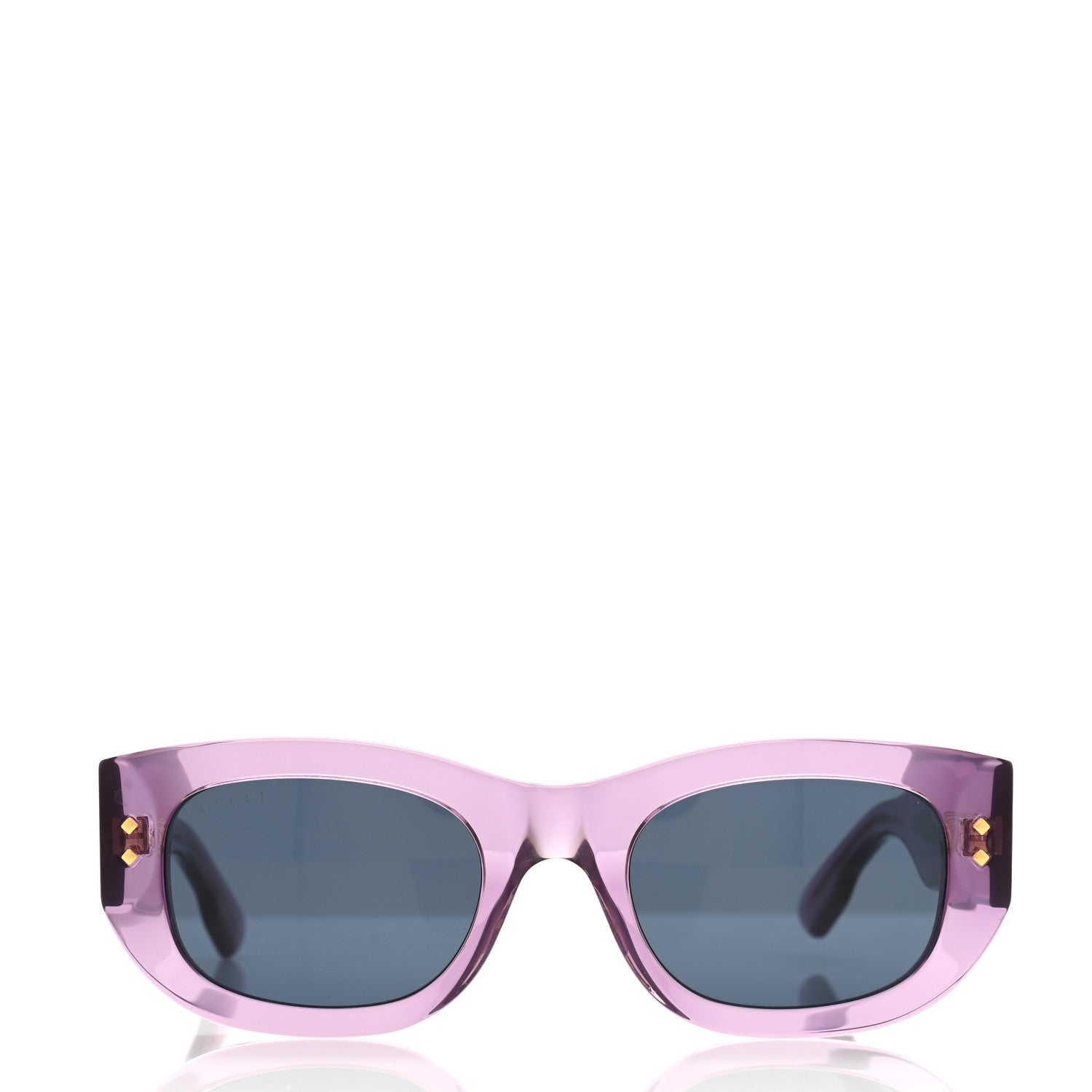 Gucci Acetate Rectangle Frame Sunglasses GG12156S Purple 2 of 8