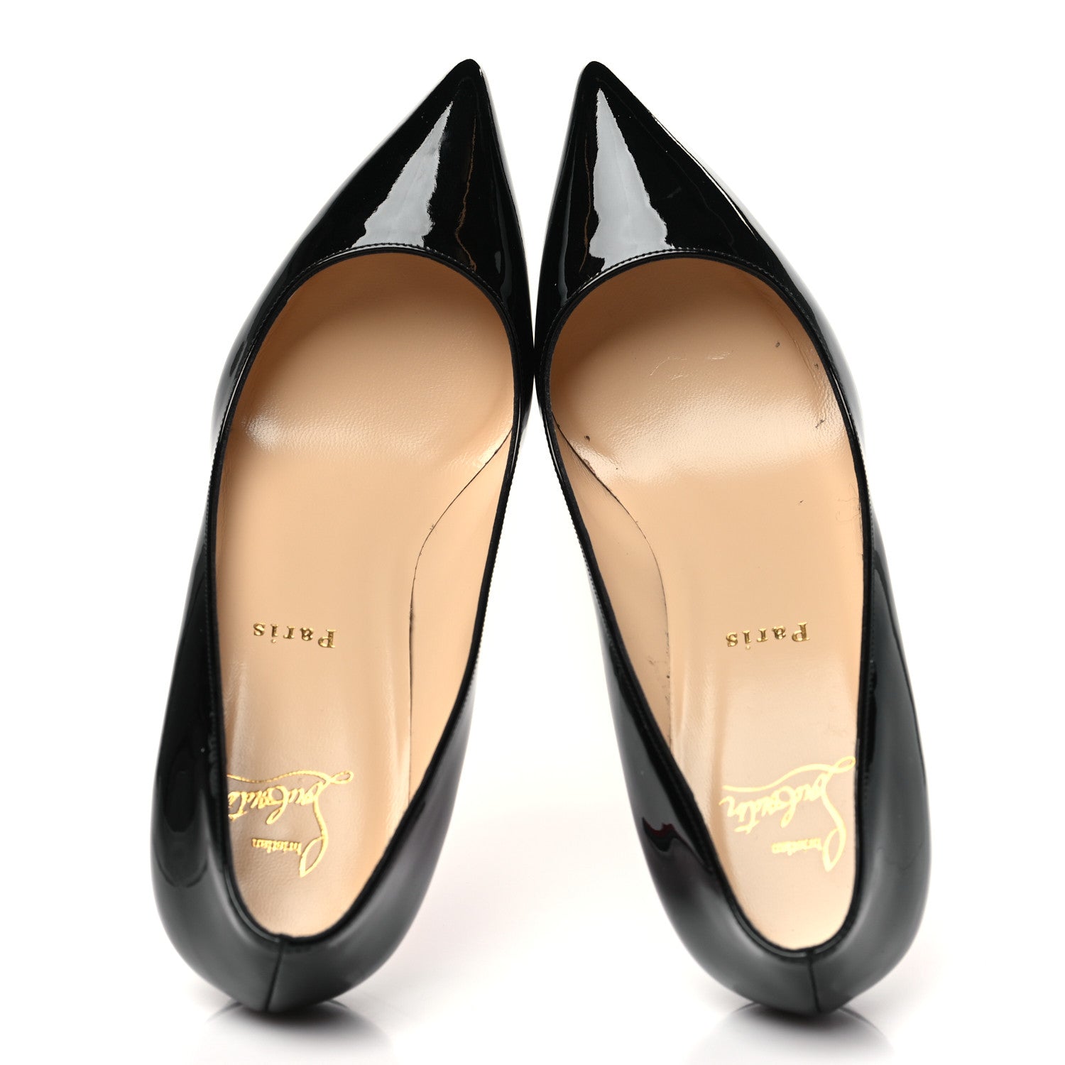 Christian Louboutin Patent Pigalle 85 Pumps 39.5 Black 2 of 9