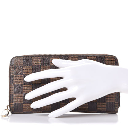 Louis Vuitton Damier Ebene Zippy Wallet 2 of 10
