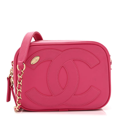 Chanel Lambskin CC Mania Camera Case Pink 1 of 10