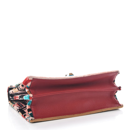 Fendi Velvet Vitello Dolce Fun Fair Kan I Shoulder Bag Strawberry Multicolor 4 of 9