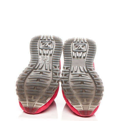 Louis Vuitton Nubuck Suede Run Away Sneakers 36 Framboise 5 of 7