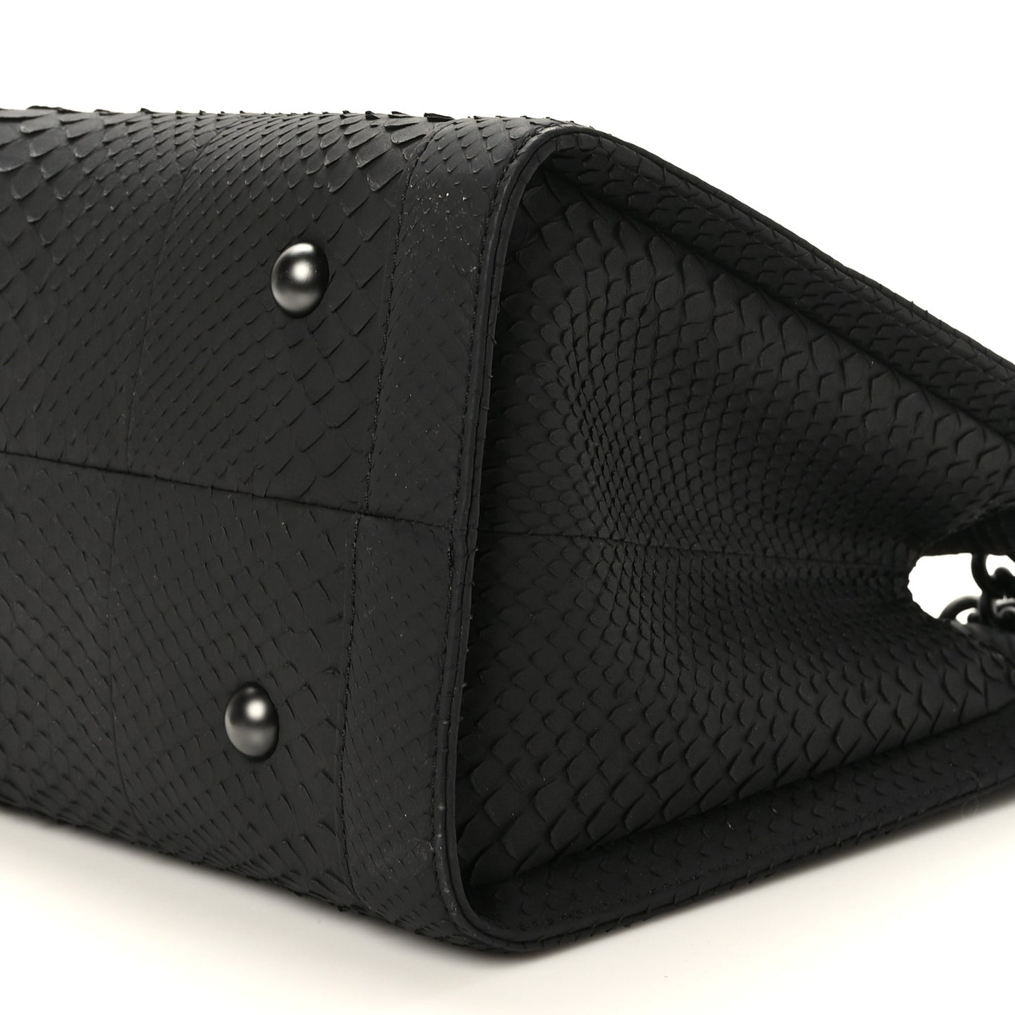 Snakeskin Boy Shopping Tote So Black