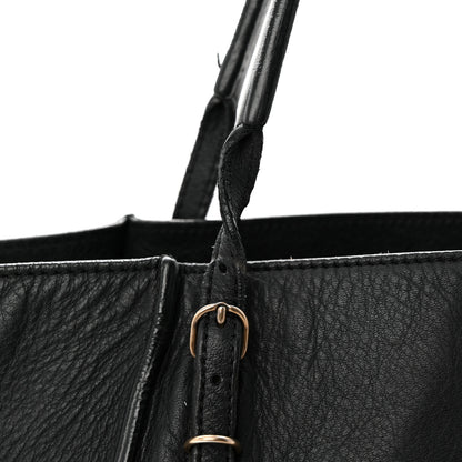 Balenciaga Veau Papier Basket Tote Black 11 of 12