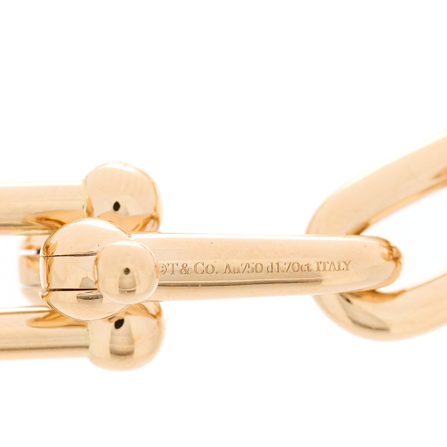 18K Rose Gold Diamond Large HardWear Link Bracelet