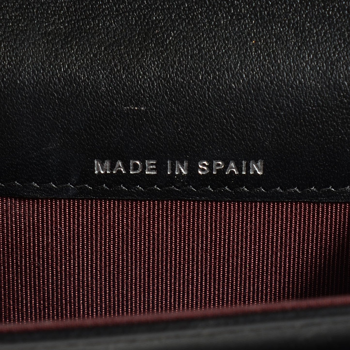 Lambskin Quilted Flap Card Holder Black