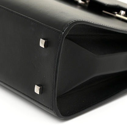 Delvaux Calfskin MM Tempete Satchel Black 10 of 20