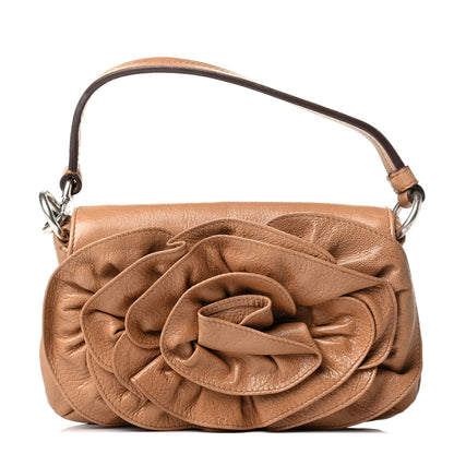 Saint Laurent Calfskin Nadja Shoulder Bag Tan 1 of 8