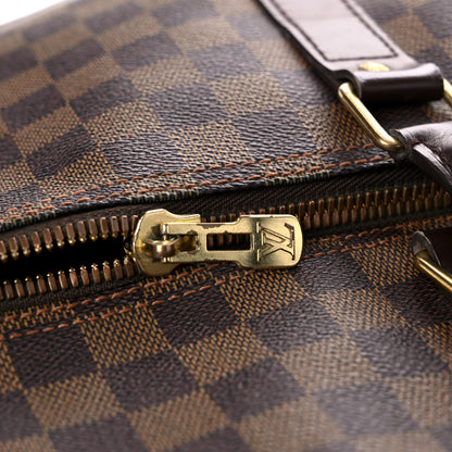 Louis Vuitton Damier Ebene Keepall Bandouliere 55 25 of 25