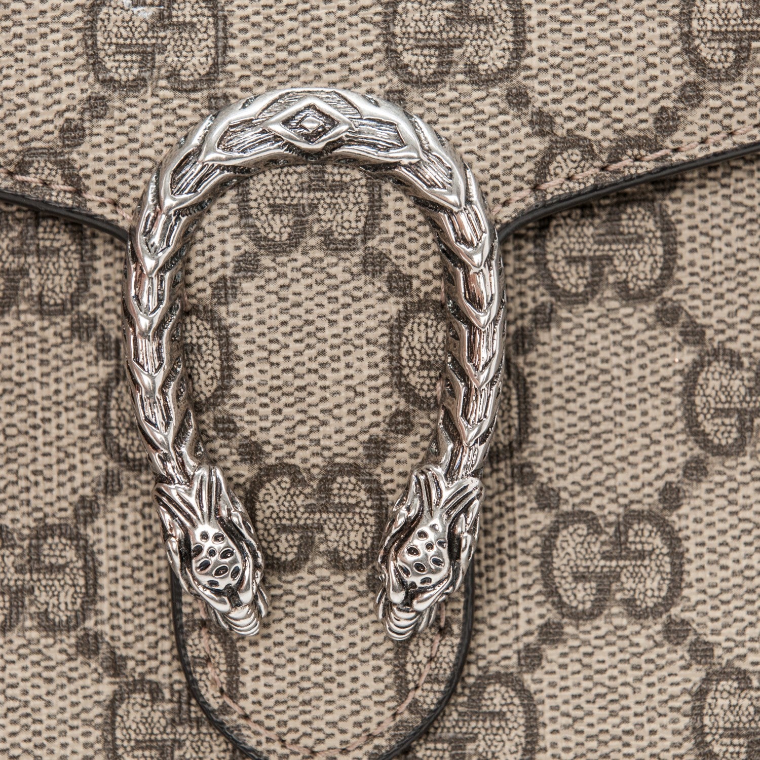 Gucci GG Supreme Monogram Mini Dionysus Chain Wallet Beige Taupe 6 of 8