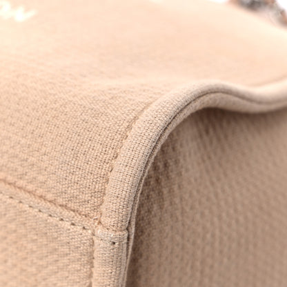 Chanel Mixed Fibers Small Deauville Tote Beige 10 of 12