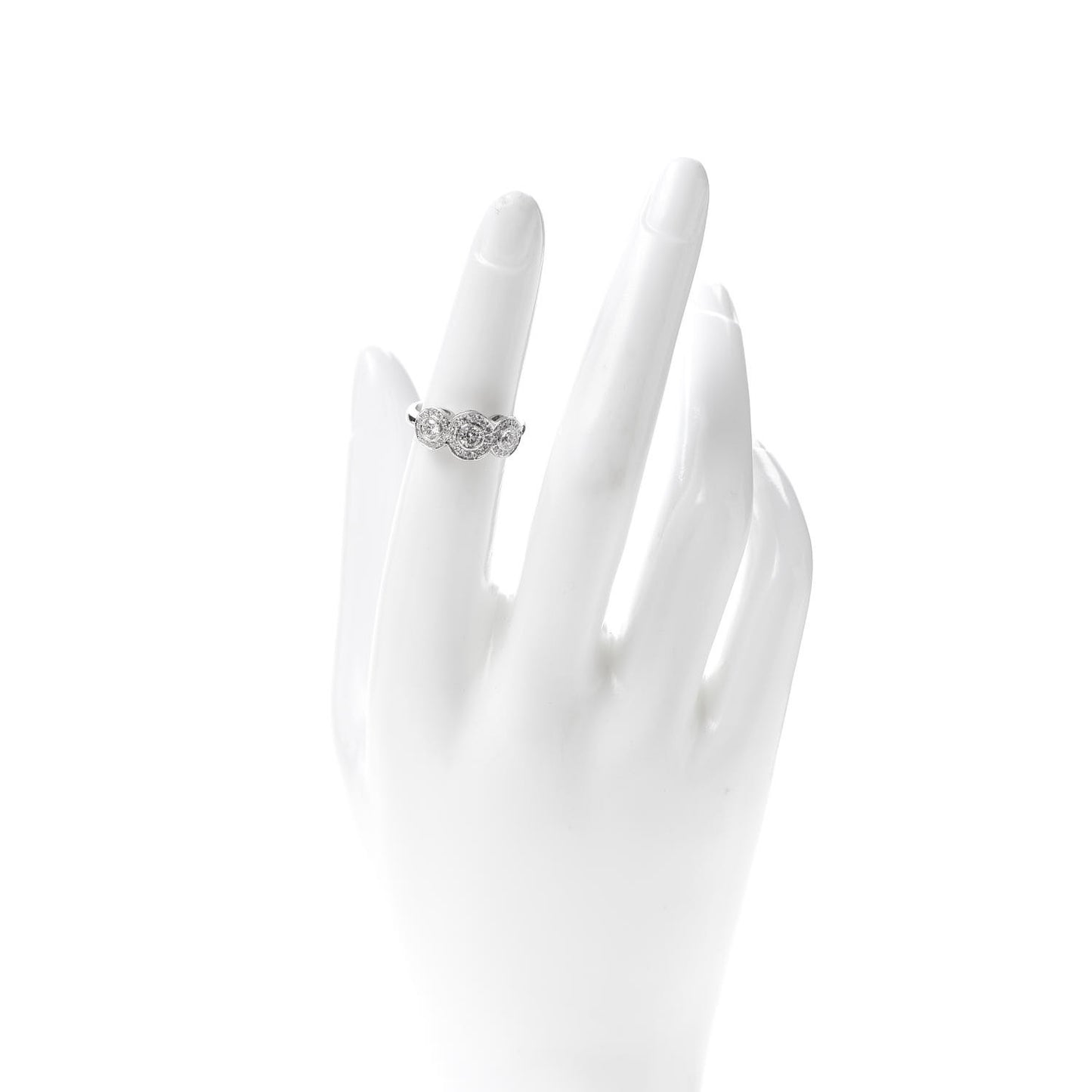 Platinum Diamond Circlet Ring 49 4.75