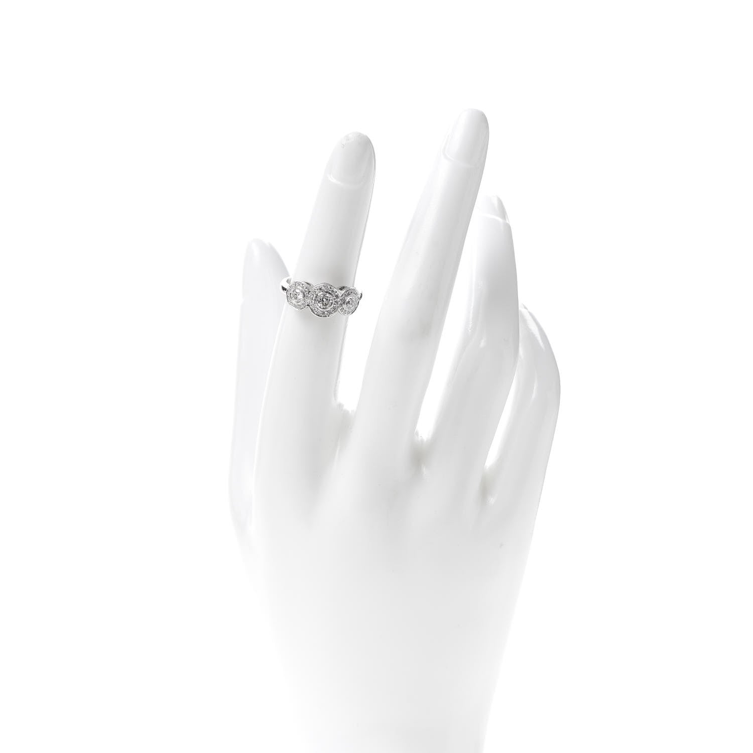 Tiffany Platinum Diamond Circlet Ring 49 4.75 2 of 4