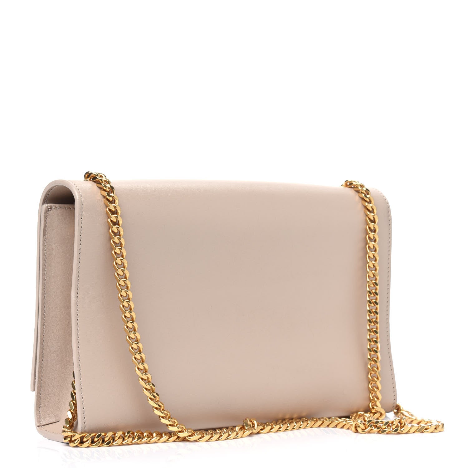 Saint Laurent Smooth Calfskin Medium Classic Monogram Kate Tassel Satchel Nude Powder 2 of 4