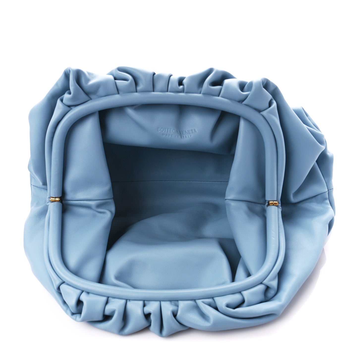 Smooth Butter Calf The Pouch Oversized Clutch Ice