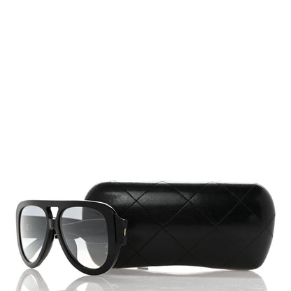 Chanel Resin Polarized Sunglasses 5423-B Black 8 of 8