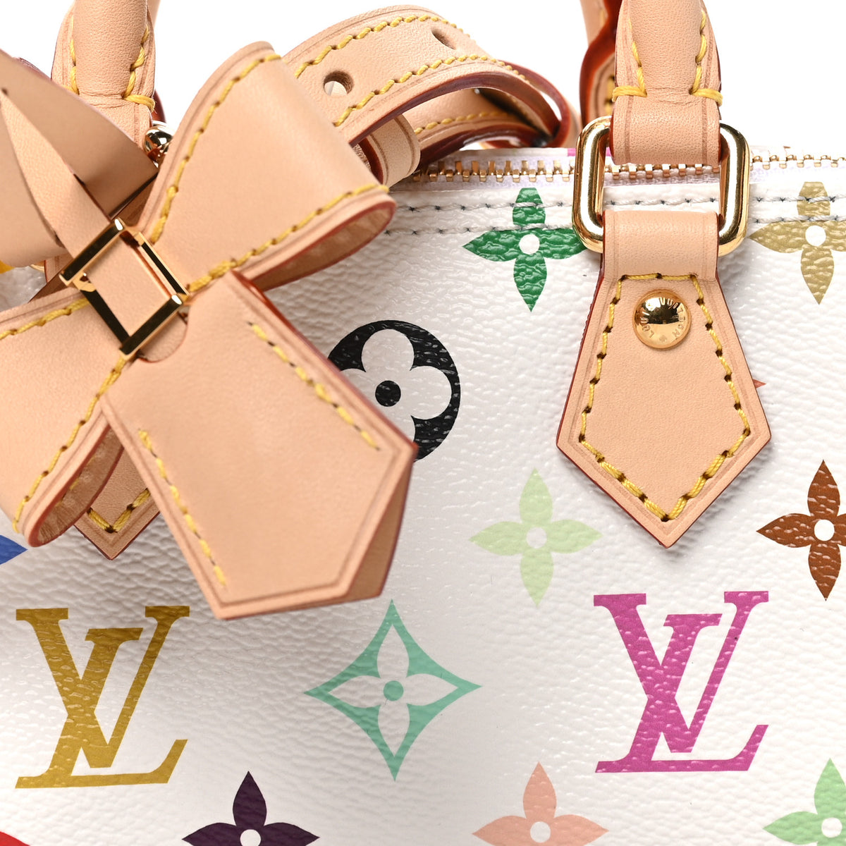 Louis Vuitton LV X TM Monogram Multicolor Nano Speedy White 7 of 10