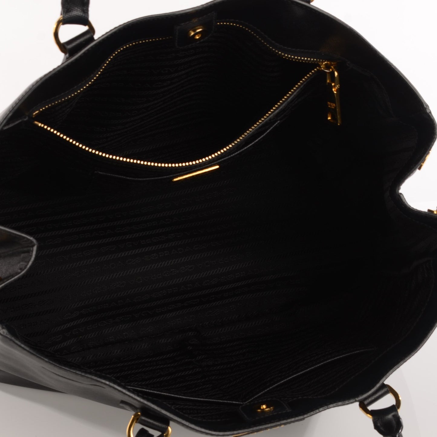 Saffiano Lux Large Tote Nero Black