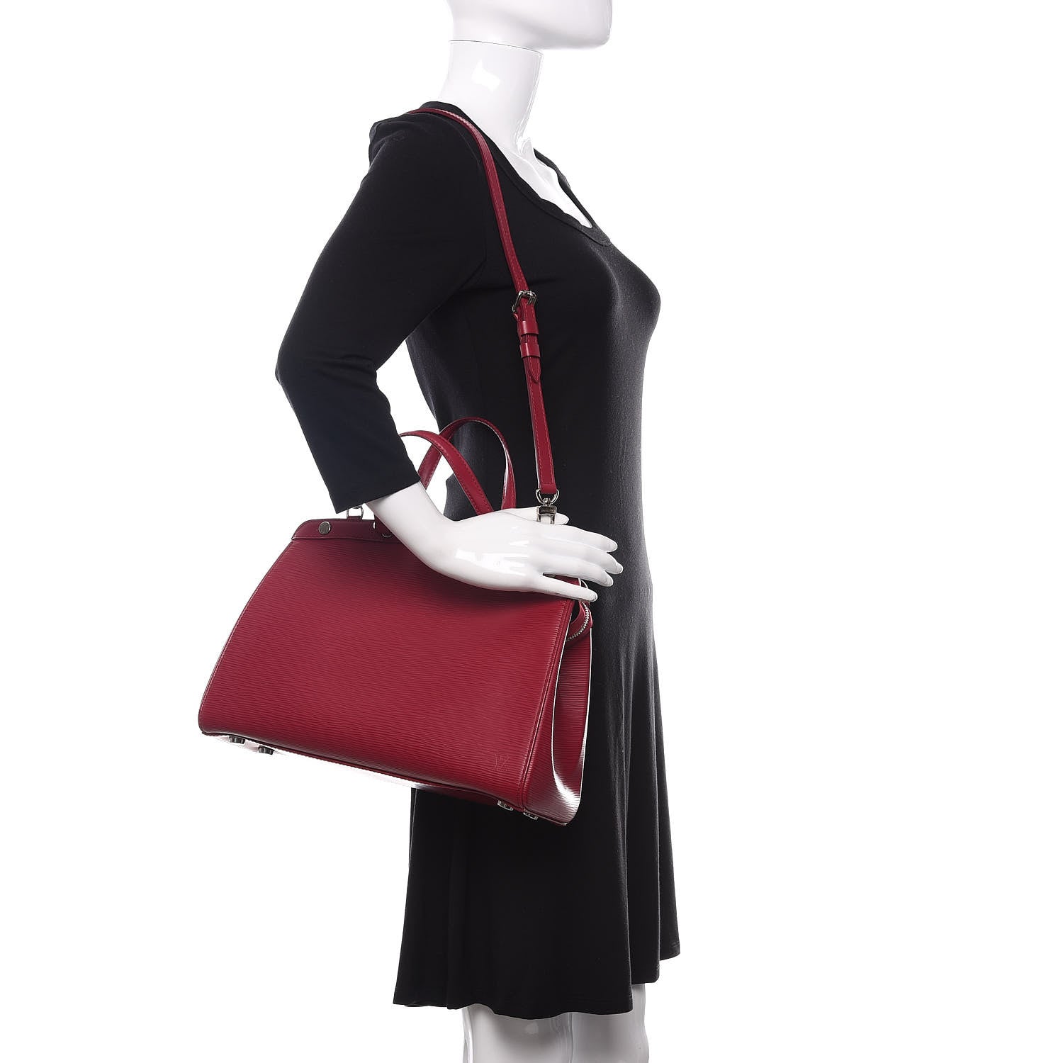 Louis Vuitton Epi Brea MM Fuchsia 2 of 11