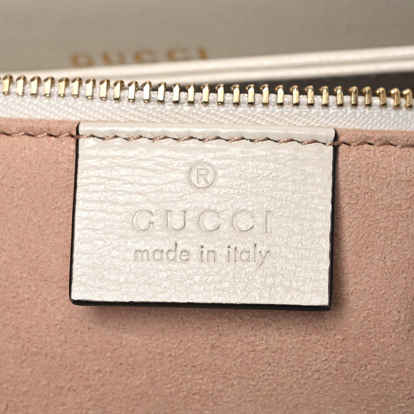 GG Supreme Monogram Horsebit 1955 Shoulder Bag Beige Mystic White