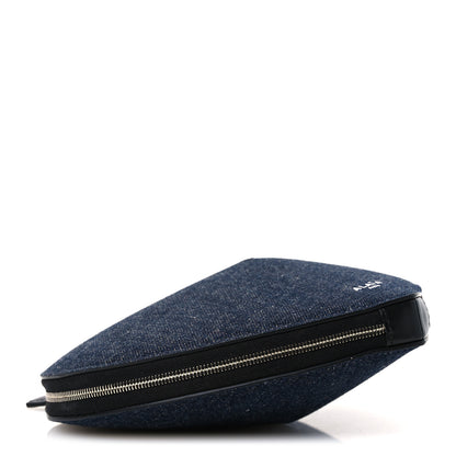 Alaia Denim Calfskin Le Coeur Bag Blue 4 of 9