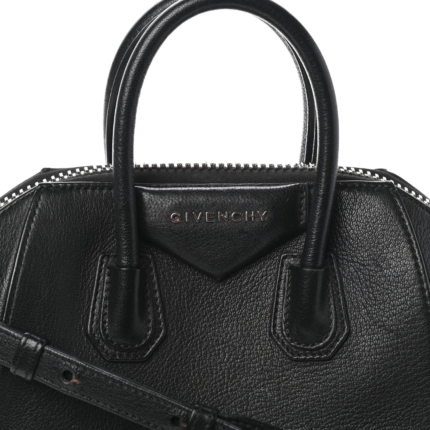 Givenchy Sugar Goatskin Mini Antigona Black 7 of 9