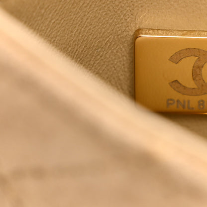 Chanel Suede Calfskin Mini Souplissimo Flap Dark Beige 7 of 10