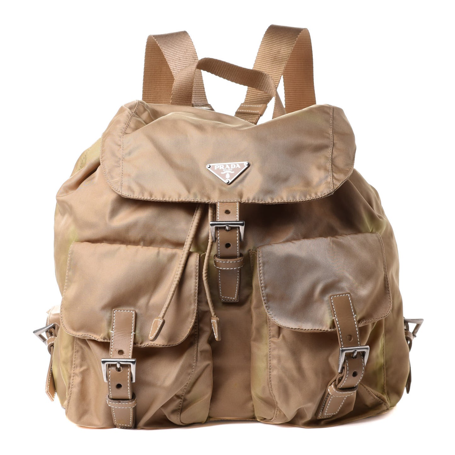 Tessuto Nylon Vela Backpack Cammello