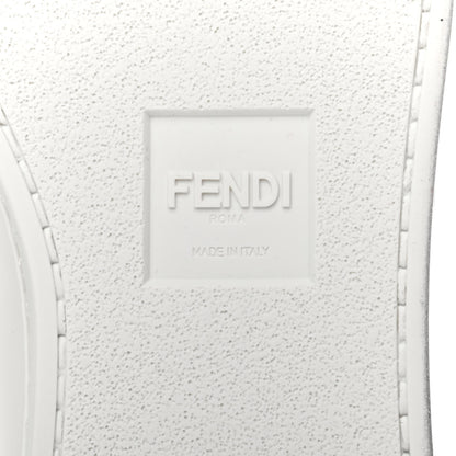 Fendi Calfskin Bugs Low Top Sneakers 36 White 6 of 8