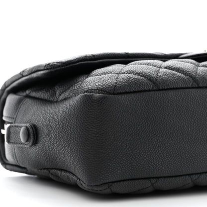 Chanel Caviar Quilted Jumbo Easy Flap Black 9 of 11